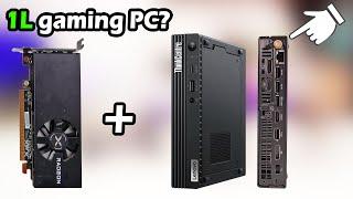 1L Gaming PC setup: How to install a graphics card on a Lenovo M90q Tiny PC?