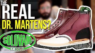 Solovair Boot Review - (CUT IN HALF) - The "Real" Doc Martens Boots? (Solovair 8 eye Derby Boot)