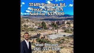 JUST SOLD! 57489 Bandera Rd, Yucca Valley, CA 92284
