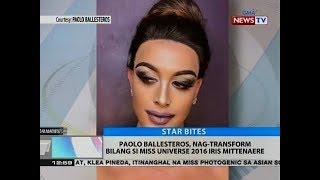 BT: Paolo Ballesteros, nag-transform bilang si Miss Universe Iris Mittenaere