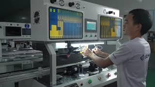 Silman B100 cof tab acf bonding machine for repair tv lcd led panel operation video