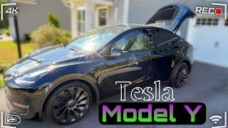 Driving in A 2024 TESLA MODEL Y