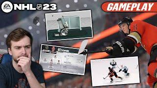 NHL 23 GAMEPLAY TRAILER (FIRST LOOK) - NEW SAVE ANIMATIONS, POKE CHECK FIXES, NEW STRATEGIES + MORE