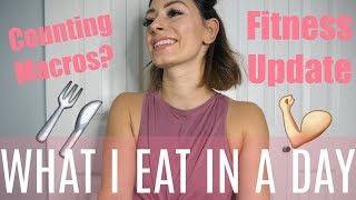 WHAT I EAT IN A DAY | FITNESS UPDATE & HEALTHY RECIPES