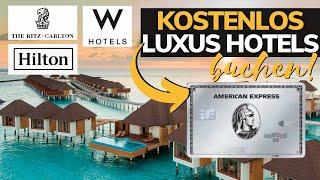 AKTION  AMEX Platinum Kreditkarte: KOSTENLOSE LUXUS Hotels buchen! | American Express Platinum