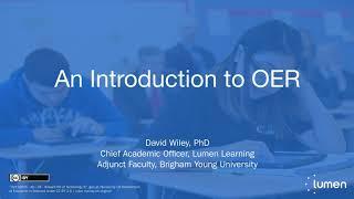 An Introduction to OER