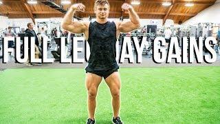 LEG DAY GAINS | 1st Cardio Session & Alphalete Drop