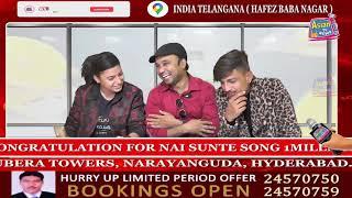 NAI SUNTE HYDERABADI SONG HERO MR.DHANRAJ SINGH VISITED TO ASIAN TV NEWS STUDIO | ASIAN TV NEWS