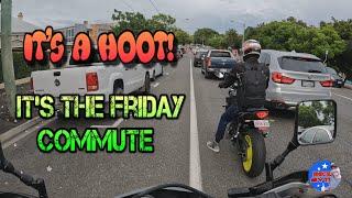 Brisbane City Commute By Motorbike #DR650 | Episode 6