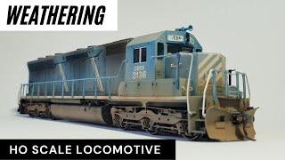 Weathering Model Trains With An Airbrush