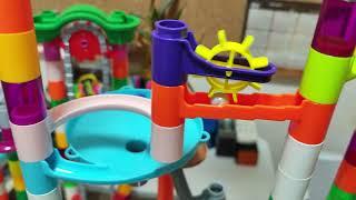 Heart-Pounding Marble Run Race with Dual Elevators!