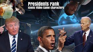 Presidents rank Video game characters