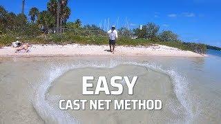 How To Throw A Cast Net Step by Step - Captain Mike / ReelReports