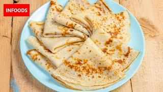 Crepes Recipe | How to Make Crepes In a Blender | Breakfast Recipes | Infoods