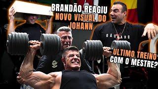 RAFA BRANDÃO VIU O NOVO MESTRE JOHANN PELA PRIMEIRA VEZ + TREINÃO PESADO DE DESPEDIDA OMBRO COMPLETO