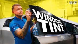 Tinting a Cybertruck Windshield Strip + Full Kia Telluride | A Day In The Life - S5 / E7