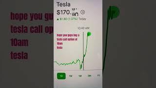 Rev Up Your Portfolio: Join the Tesla Call Option Craze at 10 AM for Potential Profits!