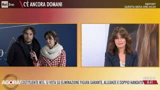 Francesco Silvestri in collegamento ad "Agorà" Rai3 24/11/2024