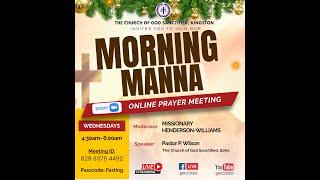 The Church of God Sanctified Kingston, Morning Manna | December 25, 2024 | Merry Christmas