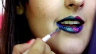 Galaxy Lips Makeup Tutorial