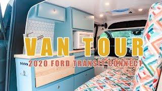 2020 Ford Transit Connect Camper | VAN TOUR