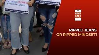 Women Rip Their Jeans In Protest Uttarakhand CM's Controversial Remark | NewsMo