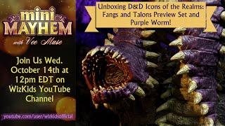 Mini Mayhem with Vee Mus'e: Unboxing D&D Icons of the Realms: Fangs and Talons Premium Painted Sets