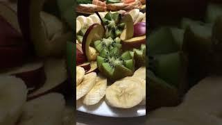 Фруктовая нарезка | Как красиво нарезать фрукты | Рецепты просто