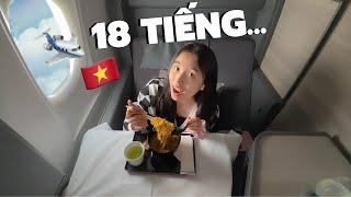 18 TIẾNG TRÊN MÁY BAY VỀ VIỆT NAM