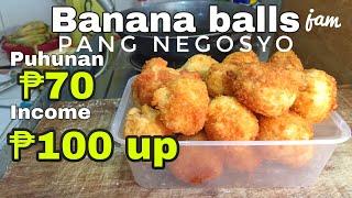 Banana jam balls for food business recipe | bagong pang negosyo | maliit na puhunan doble ang kita