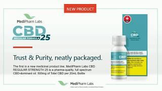 NOW AVAILABLE: MediPharm Labs CBD Regular Formula 25