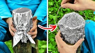 How To Survive Alone In The Forest || Clever Camping Hacks