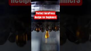 How to brew the PERFECT AeroPress Coffee Recipe for Beginners #aeropress