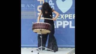 oriental drummer girl