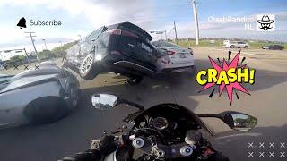 When Bikers Push the Limit | Insane Crashes and Near Misses | CrashBanditoNL