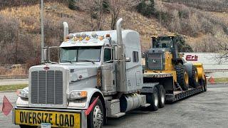 RGN Trucking John Deere 644 Loader Oversized #trucking Valley Transportation