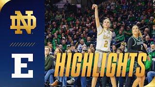 Notre Dame Soars Past the Eagles | Highlights vs Eastern Michigan | Notre Dame Women's Basketball