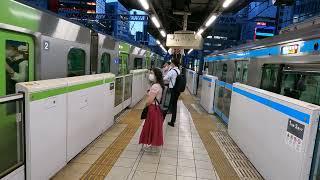 Yurakucho Station JK25 | JR Keihin Tohoku Line Walks | Tokyo Railways Exploration | Japan 4K