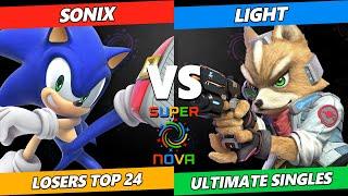 Supernova 2024 - Sonix (Sonic) Vs. Light (Fox) Smash Ultimate Tournament