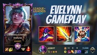WILD RIFT | S++ TIER EVELYNN JUNGLE MASTER RANK GAMEPLAY 