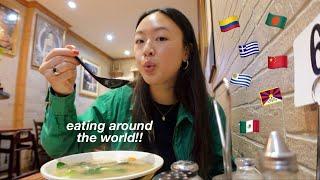 A full day of eating in QUEENS, NY | trying dishes from 6 different countries!