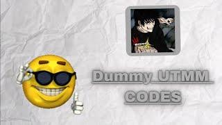 Dummy UTMM Codes (Abit Outdated)