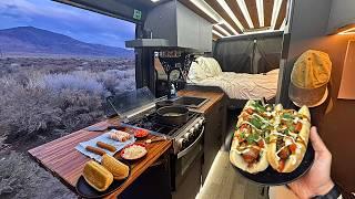 Vanlife Stealth Camping in a Small Mountain Town | Made Sonoran Hot Dogs