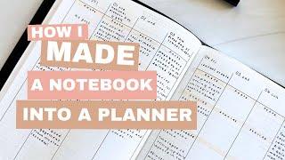 DIY Planner Using a Notebook Flip Thru