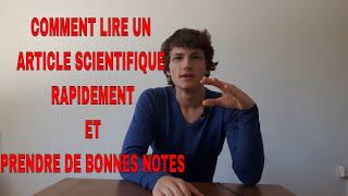 Comment lire un papier scientifique ? | Comment lire un article scientifique ?| Lire une publication