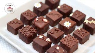 Amazing Homemade Brownie Chocolate Cubes for Valentine's Day