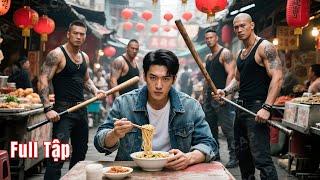 Chiến thần ăn mặc giản dị ăn mì lề đường, bị lũ côn đồ mới nhú lật bàn đòi tiền bảo kê và cái kết