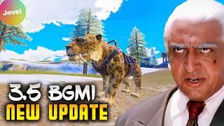 FINNALY 3.5 UPDATE OF BGMI/PUBG  IS HERE ! BGMI NEW UPDATE | JEVEL |