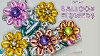 DIY Balloon Flowers/How to make Balloon Flowers