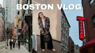 BOSTON VLOG DAY 1 | BOSTON & SALEM GIRLS TRIP | CHECKING INTO THE GODFREY HOTEL | ROOM TOUR | DITL